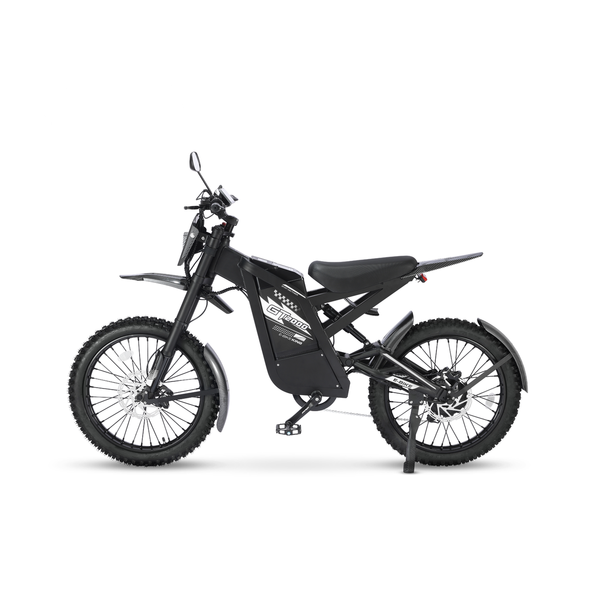 Ouxi GT2000 2.0 Fatbike in Schwarz, andere Seite