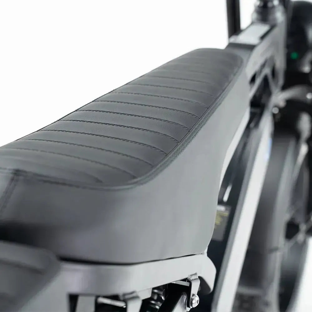 QMWheel V20 Pro fatbike in donkergrijs, productfoto 11