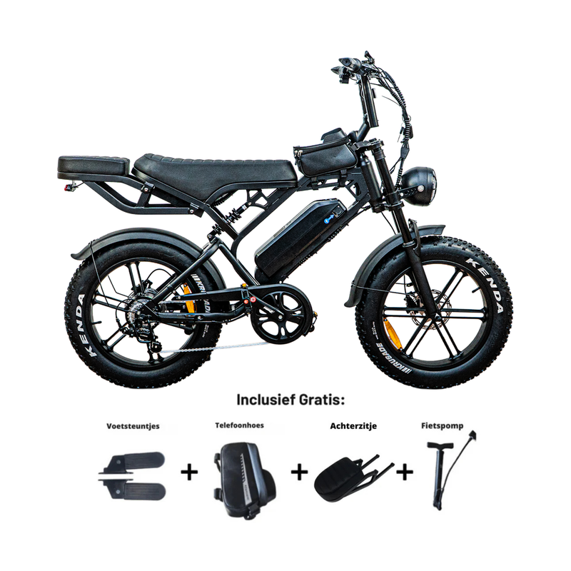 Fatbike QMWheel V20 Pro w kolorze czarnym, zdjęcie produktu 1