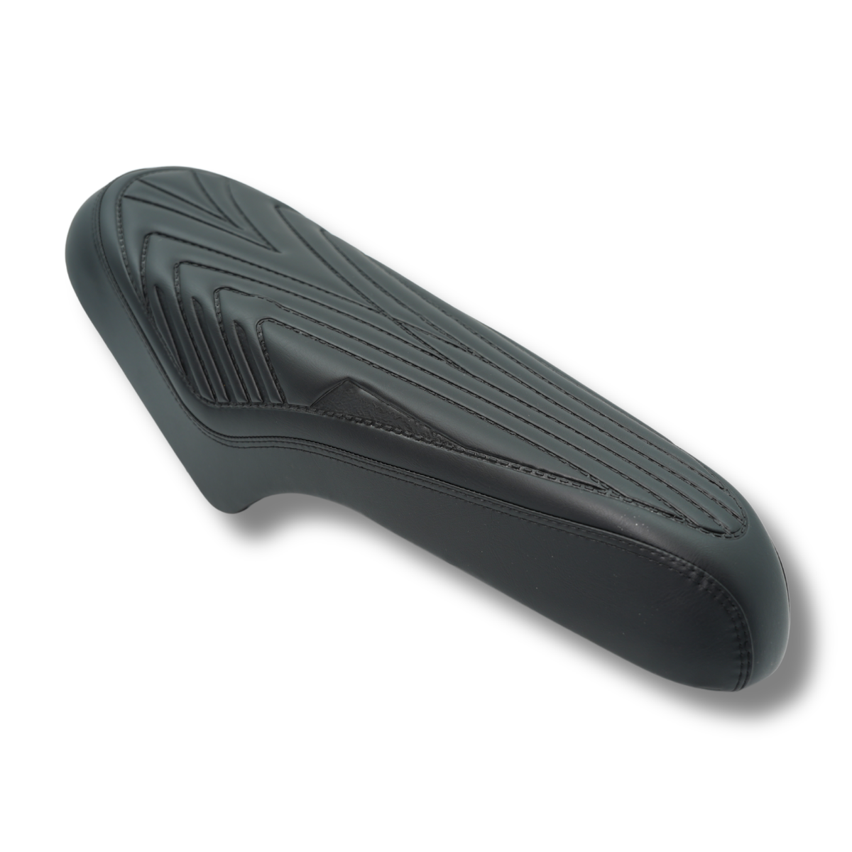 Zadel Banaanmodel Zwart Met Stikselpatroon
